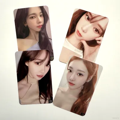 clu 4PCS/Set AESPA KARINA LOMO Card Photocard NINGNING Postcard Collection Stars Periphery ulc
