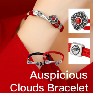 Good Luck Bracelet Fortune Cloud Auspicious Wristband Wealth And Good Luck Couples Bracelet Jewelry Gift