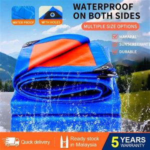 Trapal Waterproof Makapal Tarpaulin Kanvas Khemah Pasar Malam Penutup Waterproof Canvas 防水篷布帆布
