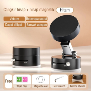 Vacuum Magnetic Suction Cup Universal Phone Rotating Holder untuk PemegangHisap Putar  Phone Holder