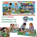 (ของแท้ USA) พรมเด็ก ห้องเด็ก ขนาด 112 x 66 cm Paw Patrol Chase Deluxe Rug Melissa & Doug ซักได้ รุ่น  33273. 