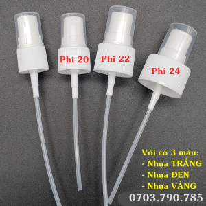 [GIÁ SỈ] 50 Nắp Xịt Phun Sương - Phi 20 / 22 / 24