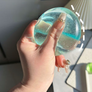 UNRAION Squishy Toy 6cm Coconut Oil Handmade Ball Stress Relief Toy