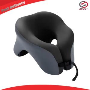 【Alloet】 Car Travel U-Shaped Neck Cushion Slow Rebound Memory Foam Support Pillow Breathable and Comfortable