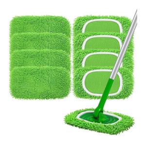 Household Ultra-fine Fiber Mop Cloth Reusable Mop Replacement Pad Wet & Dry Cleaning Cloths Mop Head Highly Absorbent