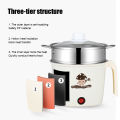 [Malaysia Plug] 1.8L Mini Rice Cooker periuk nasi elektrik kecil	Non Stick Electric Rice Cooker With Steamer Household Dormitory Student For 1-2 person Electric Cooker Cooking Pot Hot Pot 电煮锅. 