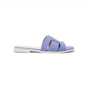 LAPEPA KYRA Sandal Slop Wanita Kekinian Sendal Hak Datar Cewek Sendal Flat Casual Terbaru