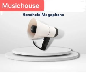 Handheld megaphone with high-quality electronic components has functions of call/alert/USB/TF card/recording/Bluetooth 15W HM-130BI