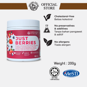 ORGANIC FIELDS Organic Just Berries Powder 180gm
