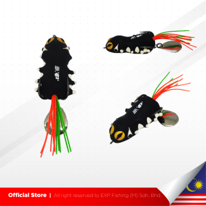 EXP Nano 18 Soft Rubber Frog Expert For Snakehead Hunter Haruan/Toman Bunga/Bujuk soft frog umpan casting haruan katak