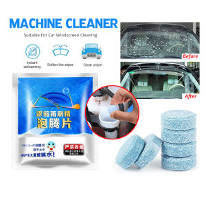 10/30Pcs Car Solid Wiper Window Cleaning Car Wiper Tablet Effervescent Cleaner Car Windshield Cleaner 泡腾清洁剂