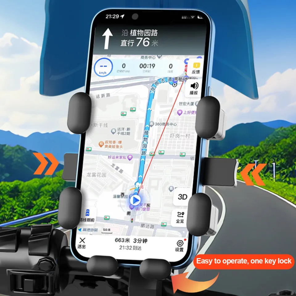 Calistouk Cartoon Motorcycle Small Helmet Rider Mobile Phone