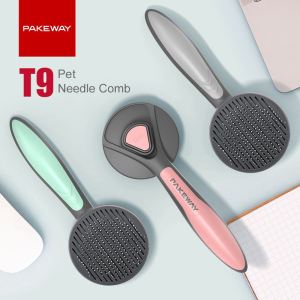 Pakeway Pet Brush Needle Comb hair grooming | Sisir Bulu Anjing Kucing Haiwan | 宠物自洁梳