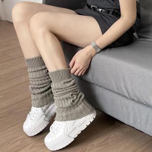 Spring Lolita Leg Warmers Socks Female Knitted Warm Foot Cover Women Warmer Lady Autumn Crochet Heap Heap Socks Boot Cuffs