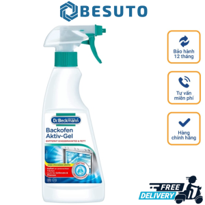 Dung Dịch Vệ Sinh Lò Nướng Nồi Chiên Không Dầu Lò Vi Sóng Dr Beckmann Giúp Loại Bỏ Hoàn Toàn Vết Bẩn Dầu Mỡ Bám Lâu Ngày Nhập Đức