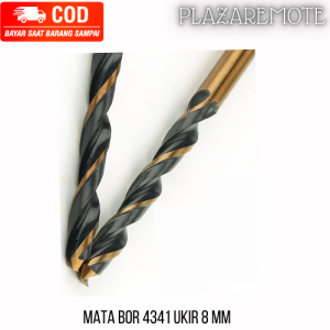 Mata Bor Baja Kecepatan Tinggi Twist 8MM - 12 MM 4341 untuk Baja Tahan Karat Besi Aluminium Kayu Dll 4341 Mata Bor Twist Jute Hitam