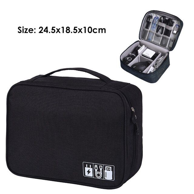 Nylon Cable Organiser Bag At ₹ 220/piece In Ghaziabad | ID - Foto 12