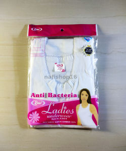 RIDER R206B Singlet Kaos Dalam Wanita Dewasa Remaja ladies Anti Bacteria Bahan Katun Combed