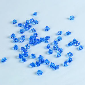 50/100/150/200pcs 11x13mm Acrylic Crystal Aquarium Fish Tank Stone Plastic Ice Cube Rocks Gems Wedding Decoration 亚克力水晶