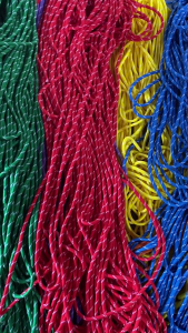 Trendy Nylon Rope Woven Bracelet for Couple Stylish Adjustable Length Wristchain Fashionable Accessory for Parties