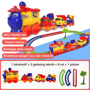 Jojotoy Mainan Anak Kereta Api Rail King Kereta Api Rel Panjang Kereta Api Mainan Kereta Api Thomas Anak Laki Laki Cowok