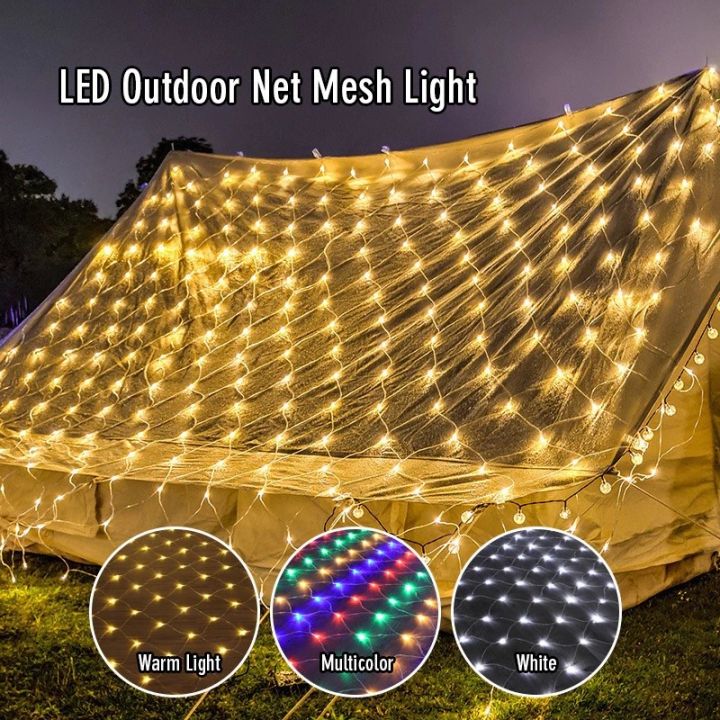 Net Mesh Waterproof String Lights: Illuminate Your Outdoors Safely