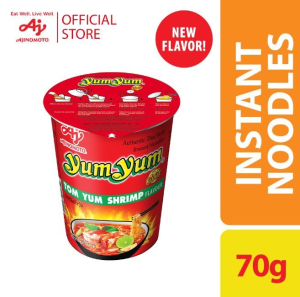 YumYum Tom Yum Shrimp Original Instant Cup Noodles 70g