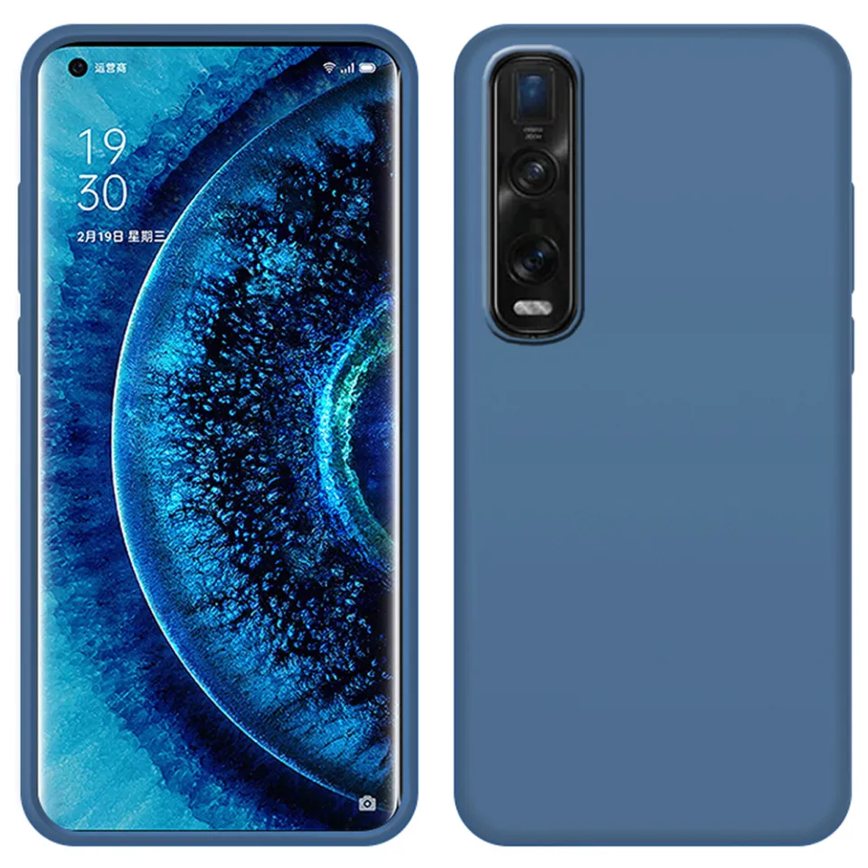 OPPO Find X2 Pro Case, WindCase Slim Liquid Silicone Soft Gel