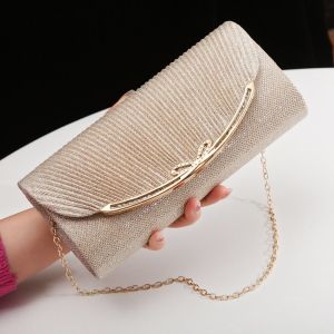 A&J Bag Girls Wedding Clutches  Party Women Glitter  Evening Chain Shoulder Banquet Handbag