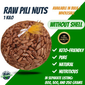 Raw Pili Nuts (Without Shell) - Available in 1KG 1/2KG and 1/4KG Packs