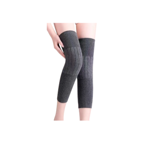 Self Heating Knee Pads Warm Cashmere Winter Leg Sleeves with Windproof Coldproof Support for Men and Women