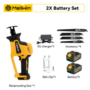 Cordless Electric Reciprocating Saw Brushless Electric Saber Saw 12000SPM Wood Metal Pipe Cutting Saw Tool For Makita 18v Battery