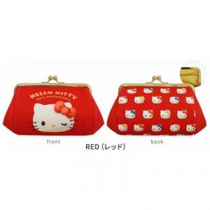 Christmas Gift Halloween Hot Sanrio Young Girl Storage Bag Kawaii Hello Kitty Anime Fashion Student High-Capacity Latch Clip Bag Zero Wallet New Style