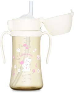 Grosmimi X Knotted PPSU Anti-Leak Straw Cup 300ml