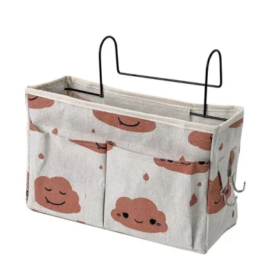 YUONG Bed Holder Bedside Storage Bag Crib Organizer Diaper Bag Sofa Hanging Pouch Convenient Multi Pockets Sofa Side Bag Bed Accessories
