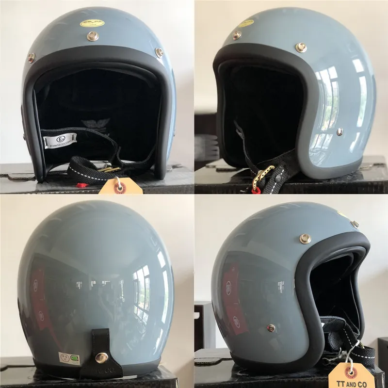 100% Original TT&CO 500TX Helmet Japanese 3/4 Open Face Helmet FRP