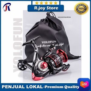 Reel pancing Murah Asli Cuci Gudang 13 BB Pemutar Reel Pancing Roda Pancing Air Asin Rasio 5.2:1 2000-7000 Seri Gagang Drag Aluminium fishing reel