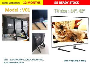 L Type TV Table Bracket 14"-42"