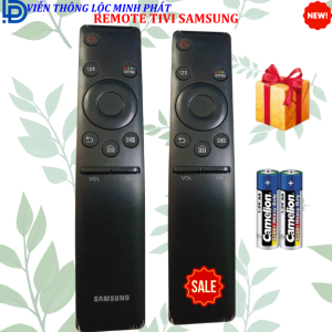 Remote Điều Khiển Tivi Samsung 4K Smart Cong Lưng Đen- Không Voice