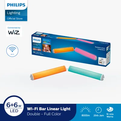 Hadiah - Philips lampu Smart LED Paket 3 Bar Linear Dual 6+6W Tunable Color