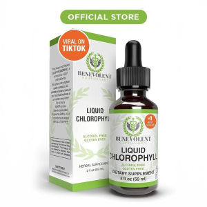 Liquid Chlorophyll Drops ( Month Supply) Healthcare Supplement - Natural Deodorant and Detox - Gut Support Healthcare Liver