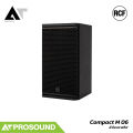 RCF COMPACT M 06 ลำโพงติดตั้งพาสซีฟ 2 ทาง 6 นิ้ว ตู้ไม้อัด 400W Peak 8 Ohm ความดัง 116dB AT Prosound. 