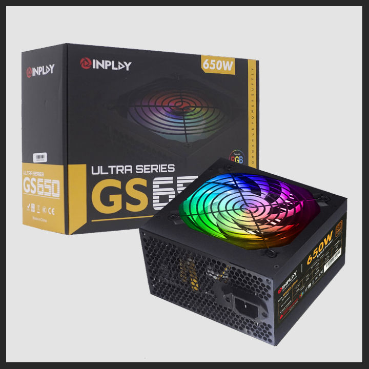 InPlay GS-550W | 650W | 750W Ultra Series RGB 80 Plus Bronze ATX Power ...