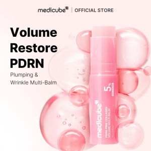 Medicube PDRN Pink Collagen Volume Multi‑Balm 10g | 5% Volufiline Plumping Wrinkle‑Care Stick PDRN Collagen Firming Multi‑Purpose Balm Hydrating Anti‑Aging Solid Facial Serum Stick Fine‑Line Smoothing Anti‑Wrinkle Balm