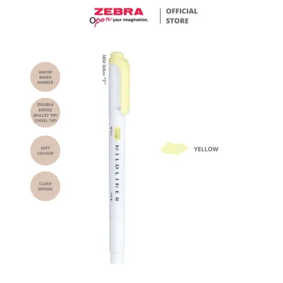 ZEBRA Mildliner Double Side Highlighter Dua Sisi Water Based Marker Spidol Warna