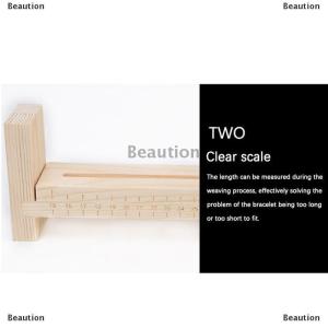 [COD] Beaution Creative Practical Rope Braiding Tool Hand-knitted Rope Rack For Bracelets Necklaces DIY Handcraft Rope Knitting Fixing Tools