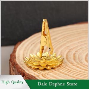 [Dale Dephne] 1PC hương Stick chủ Mini sen hương thơm Clip hương cones Lư hương phòng trà gỗ đàn hương CuộN cơ sở trang trí nội thất