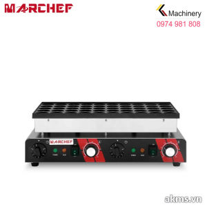 Máy làm bánh waffle pancake trái tim 50 lỗ công suất 3kW