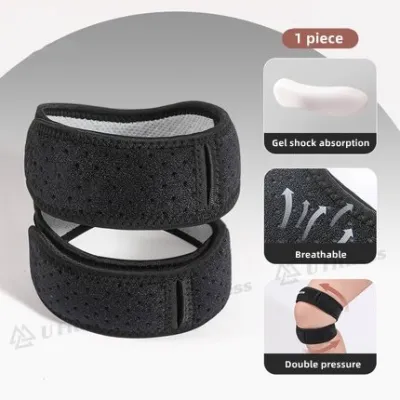1PCS Sports Patellar Kneepad Open Knee Patella Tendon Support Strap Brace Pad Protector Running