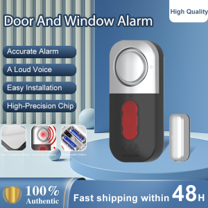 Door Window Sensor Wireless Burglar 130bp Alarm Magnetic Home Longer System Entry Burglar Security Battery Device Safety Home